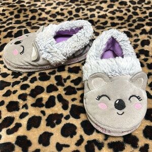 Wonder Nation Toddler Girls Koala A-Line Slippers, Size 7/8